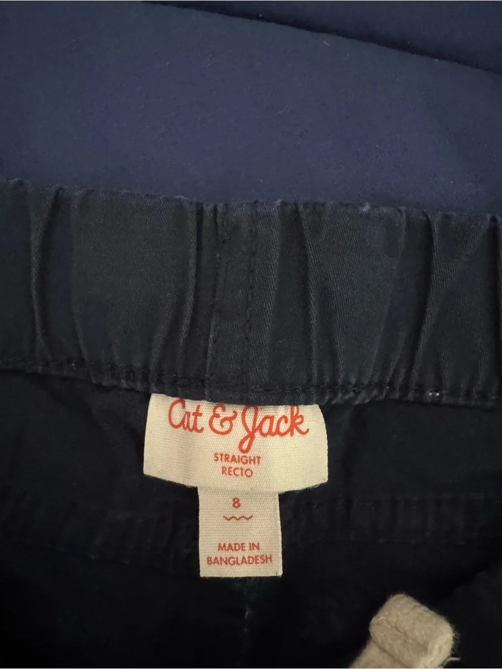 Cat & Jack Youth Navy Blue Drawstring Utility Pants
